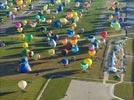  - Photo réf. E128462 - Lorraine Mondial Air Ballons 2013 : Vol du Mercredi 31 Juillet le soir lors du Record Mondial de Dcollage en Masse. (Greatest Mass Ascent)