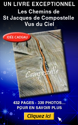 Id&eacute;e cadeau : Les chemins de St-Jacques de Compostelle vus du ciel