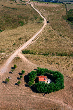 Photo aerienne : Les Chemins de Saint-Jacques de Compostelle Vus du Ciel
