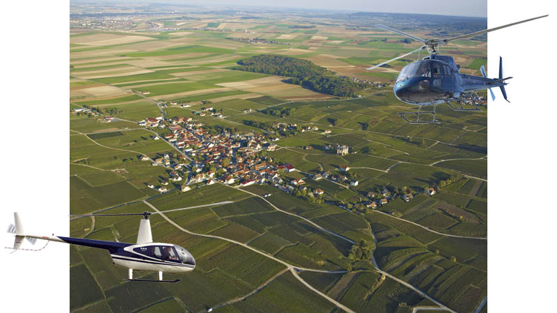Location d'hélicoptère - Louer un hélicoptère en Champagne-Ardennes