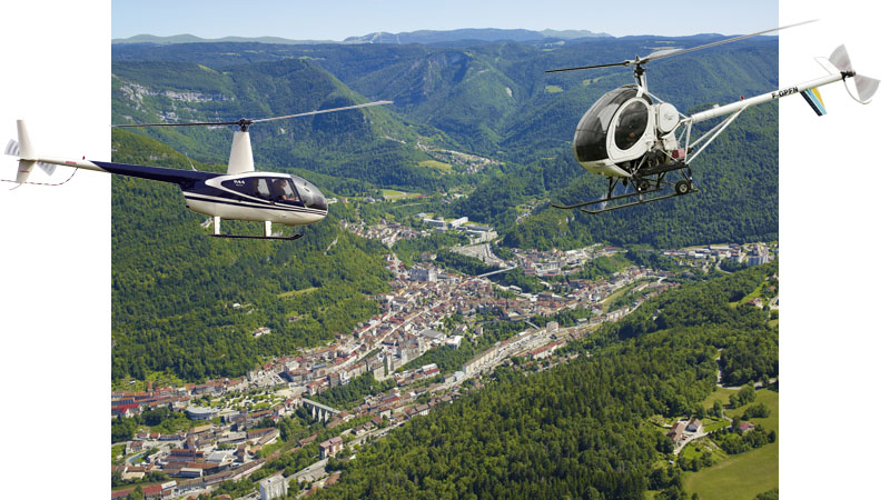 Location d'hélicoptère - Louer un hélicoptère en Franche-Comté
