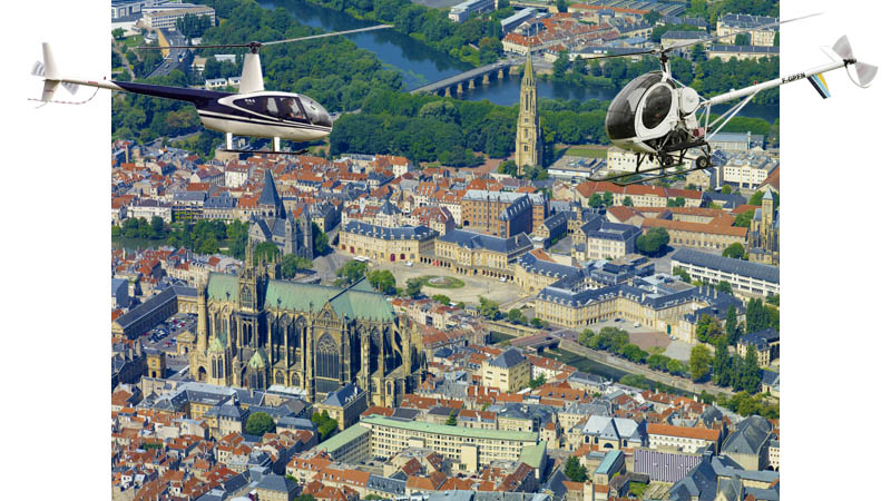 Location d'hélicoptère - Louer un hélicoptère à Metz
