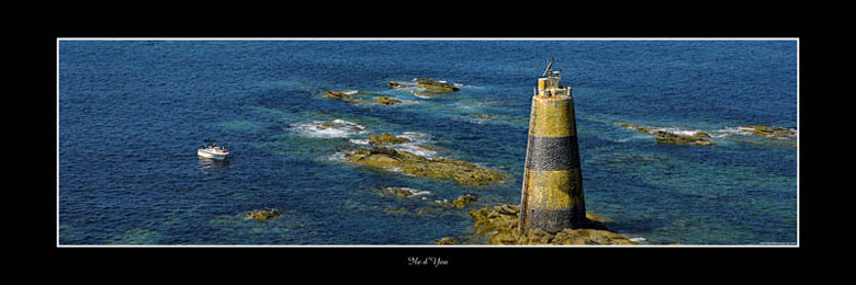 Photo panoramique sur support lamin&eacute; - Phare de l'&icirc;le d'Yeu