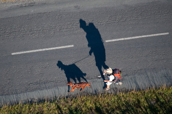 Photo aerienne : Les Chemins de Saint-Jacques de Compostelle Vus du Ciel