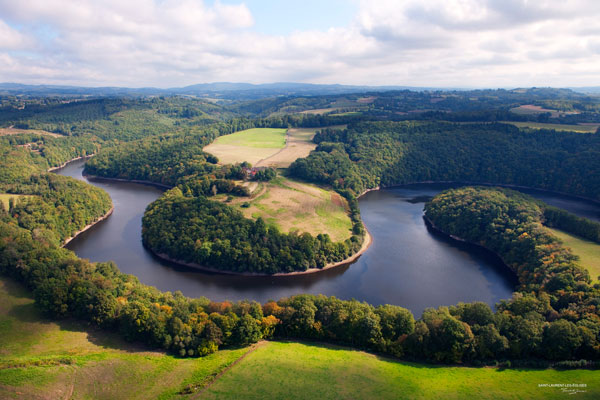 Photo aerienne : Les Chemins de Saint-Jacques de Compostelle Vus du Ciel