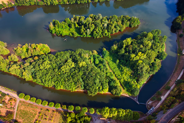 Photo aerienne : Les Chemins de Saint-Jacques de Compostelle Vus du Ciel