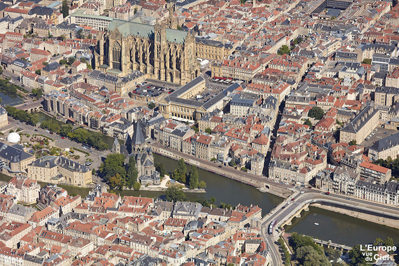 Photo arienne de l'Eurométropole de Metz