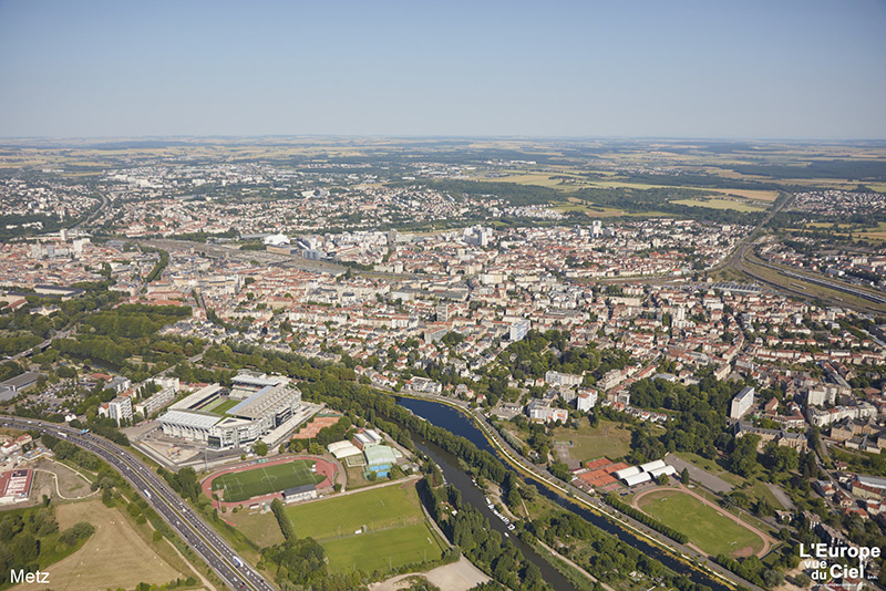 Photo arienne de l'Eurométropole de Metz
