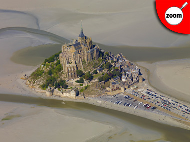 Photo aérienne du Mont Saint Michel