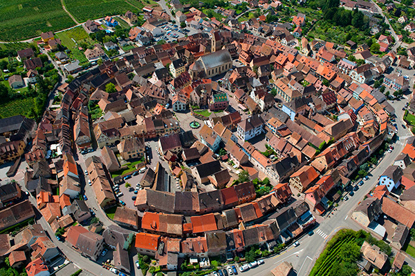 Photo aerienne : L'Alsace vue du ciel Photo aerienne : L'Alsace vue du ciel
