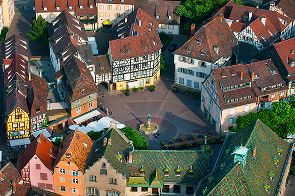 Photo aerienne : L'Alsace vue du ciel Photo aerienne : L'Alsace vue du ciel