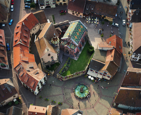 Photo aerienne : L'Alsace vue du ciel