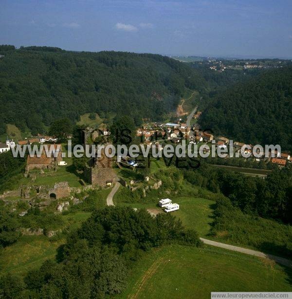 Photo aérienne de Lutzelbourg