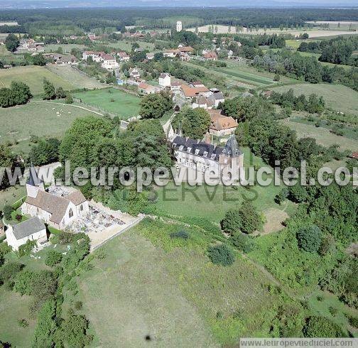 Photo aérienne de Auvillars-sur-Sane