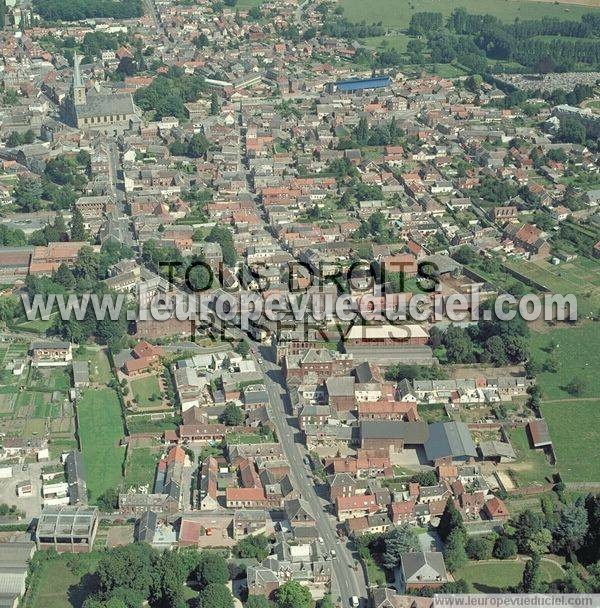 Photo aérienne de Solesmes