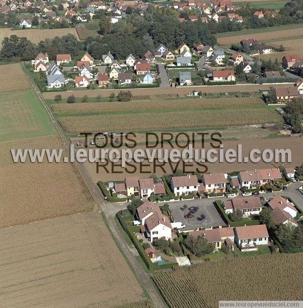 Photo aérienne de Bischwihr