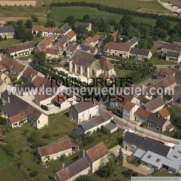 Photo aérienne de Sougères-en-Puisaye
