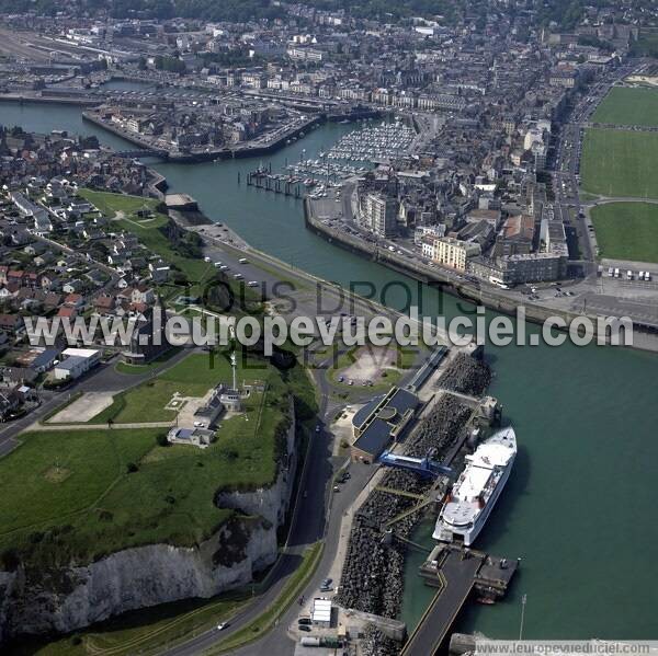Photo aérienne de Dieppe