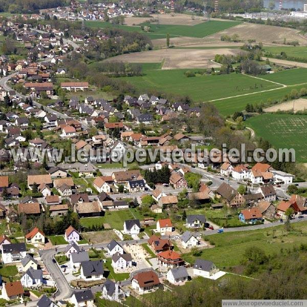 Photo aérienne de Bartenheim