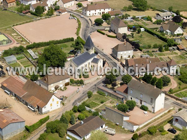 Photo aérienne de Curbigny
