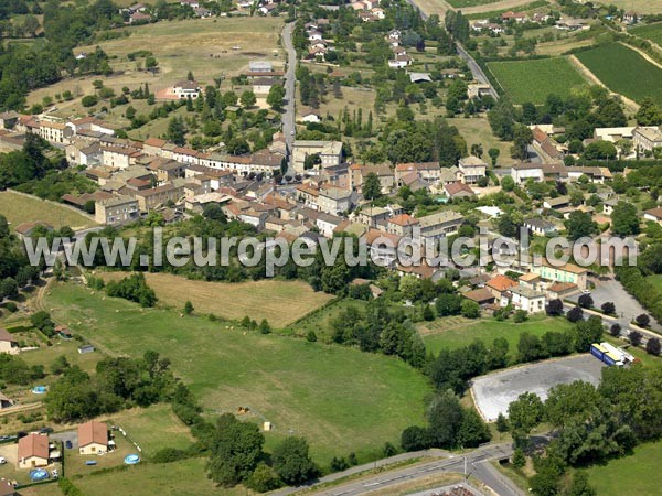 Photo aérienne de La Roche-Vineuse