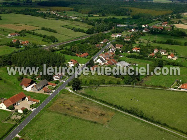 Photo aérienne de Saint-Bonnet-en-Bresse