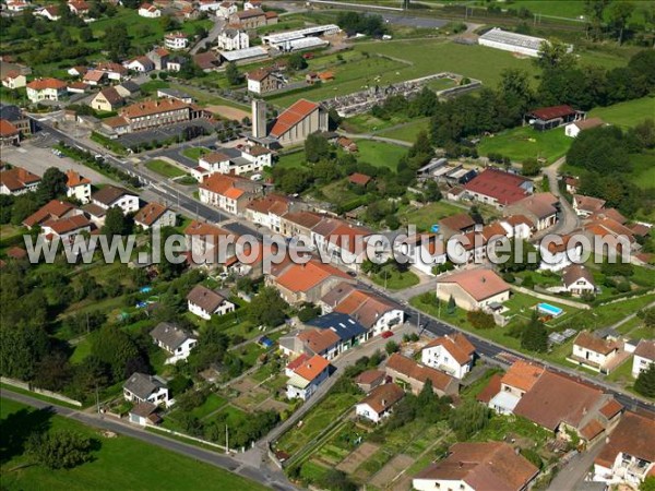 Photo aérienne de Azerailles