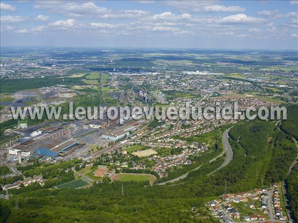 Photo aérienne de Sermange-Erzange