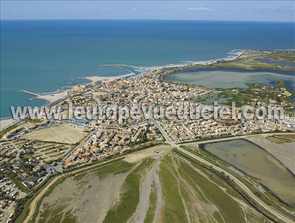 Photo aérienne de Saintes-Maries-de-la-Mer