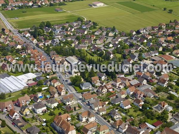 Photo aérienne de Oberschaeffolsheim