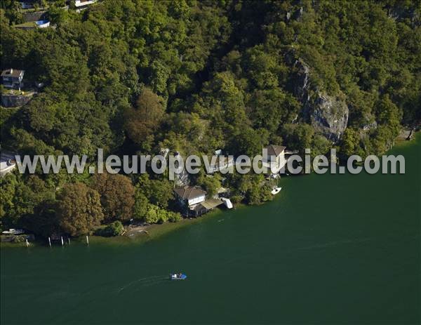 Photo aérienne de Lugano