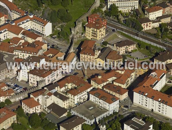 Photo aérienne de Bellinzona