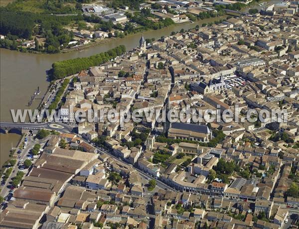 Photo aérienne de Libourne
