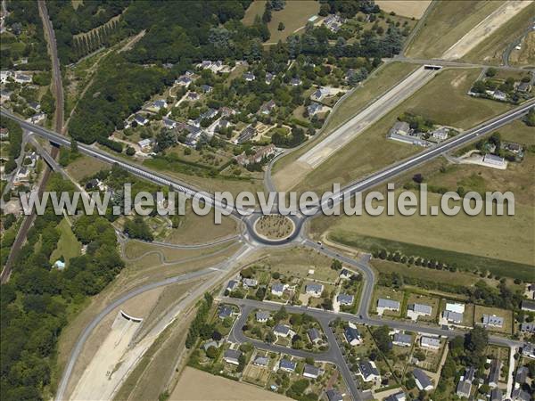 Photo aérienne de Saint-Cyr-sur-Loire