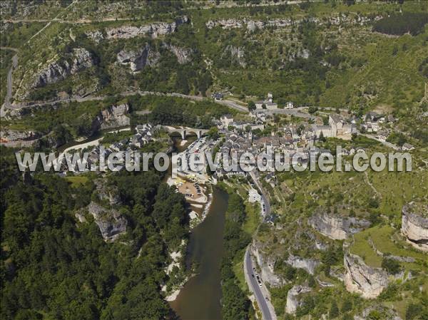 Photo aérienne de Sainte-Enimie