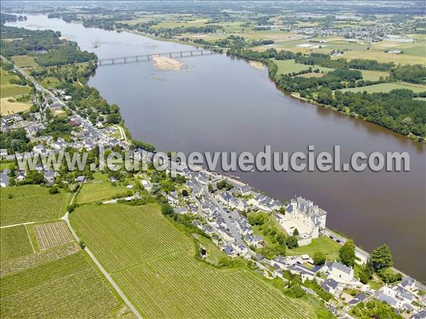 Photo aérienne de Candes-Saint-Martin