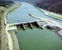 Photos aériennes de "moselle" - Photo réf. AER525436 - Le barrage de la centrale Hydro-Electrique