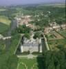 Photos aériennes de Haroué (54740) - Autre vue | Meurthe-et-Moselle, Lorraine, France - Photo réf. 053635 - Vue du chteau avec, en arrire plan, le village et son glise.