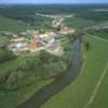 Photos aériennes de Moncel-lès-Lunéville (54300) - Autre vue | Meurthe-et-Moselle, Lorraine, France - Photo réf. 054064 - Le village est le long de la Meurthe