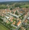 Photos aériennes de Sarralbe (57430) | Moselle, Lorraine, France - Photo réf. 054719 - Au fond : l'glise nogothique Saint-Martin surnomme la cathdrale de la Sarre.
