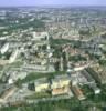 Photos aériennes de "Plan" - Photo réf. 055141 - Vue gnrale nord ouest, avec au premier plan la Caserne Riberprey et l'htel de police.