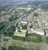 Photos aériennes de Metz (57000) | Moselle, Lorraine, France - Photo réf. 055157 - Metz ouest, au premier plan, l'Esplanade, le palais de justice, les Galeries Lafayette.