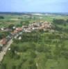 Photos aériennes de "Collégiale" - Photo réf. 055430 - Au centre du village : la collgiale de Munster construite au 14me et 15me sicle.