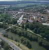 Photos aériennes de "Plan" - Photo réf. 056237 - Au premier plan : La Sarre, frontire entre la France et l'Allemagne.