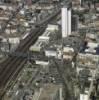 Photos aériennes de "gare" - Photo réf. 149473 - La gare de Nancy et la place Thiers.