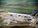 Photos aériennes de "lorraine" - Photo réf. 7455 - Le chantier de l'aroport Metz-Nancy Lorraine