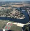 Photos aériennes de "terrain" - Photo réf. 719234 - Monteau : en plein coeur de l'Yonne avec le pont Eiffel qui relie les deux rives.