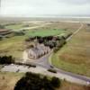 Photos aériennes de "baie" - Photo réf. 719688 - La chapelle et son calvaire du XVme sicle, en bordure de la baie d'Audierne.