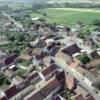 Photos aériennes de "ancien" - Photo réf. 15052 - Ancien bourg mdival, ex-enclave de Bourgogne en terre comtoise, Chaussin, chef-lieu de canton, est un centre actif de commerces et de services.