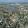Photos aériennes de "Plan" - Photo réf. 22141 - Le plan d'eau et la base de loisirs du Breuil.
